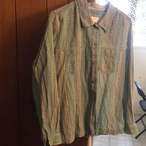 A stretch Christopher and Banks dress shirt